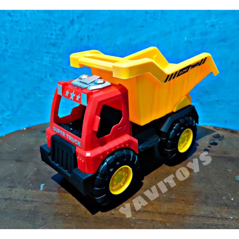 AK 89 MAINAN ANAK TRUK HEAVY DUMP TRUCK OPP / MAINAN MOBIL DUMP TRUCK SEDANG WARNA BAGUS / MAINAN AN