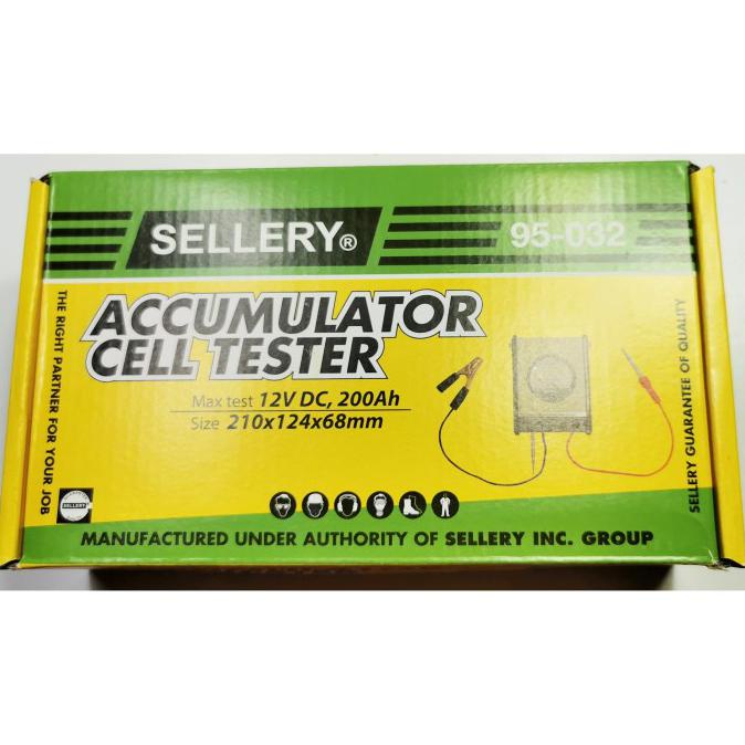 Battery Tester Analog / Jarum Sellery 95-032 Alat Tes Aki / Accu Termurah