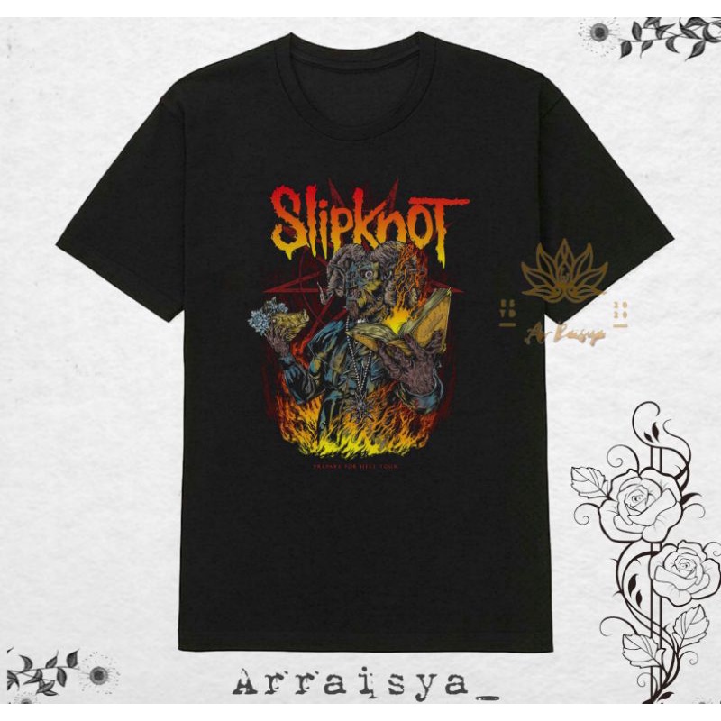 Kaos SlipKnot original/T-shirt Slipknot original/Kaos SlipKnot/T-shirt slipknot/Koas dheath metal/T-