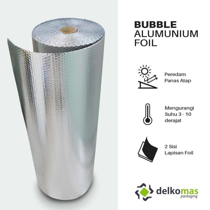 Aluminium Foil Bubble | Insulasi Atap | Peredam Panas Atap Roll