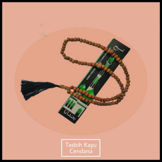 Tasbih Kayu Cendana Asli 99 Butir | Souvenir Oleh Oleh Haji Umroh