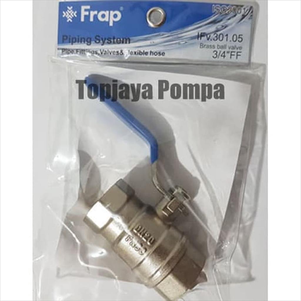 BALL VALVE BRASS FRAP 3/4&quot;  IFv.301.05