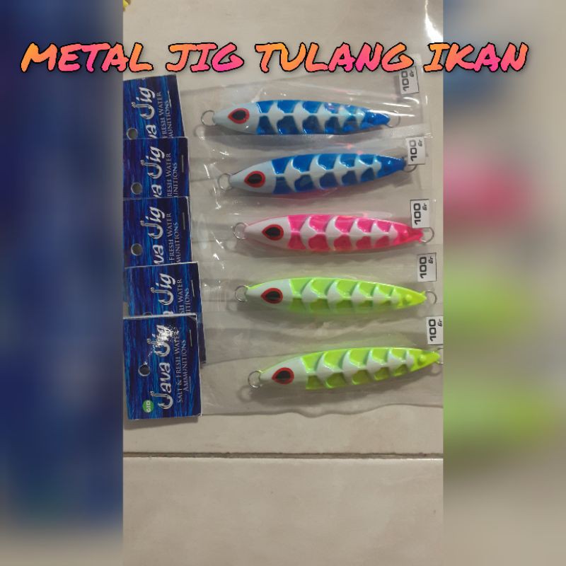 Metal Jig GID Tulang Ikan 100 gram