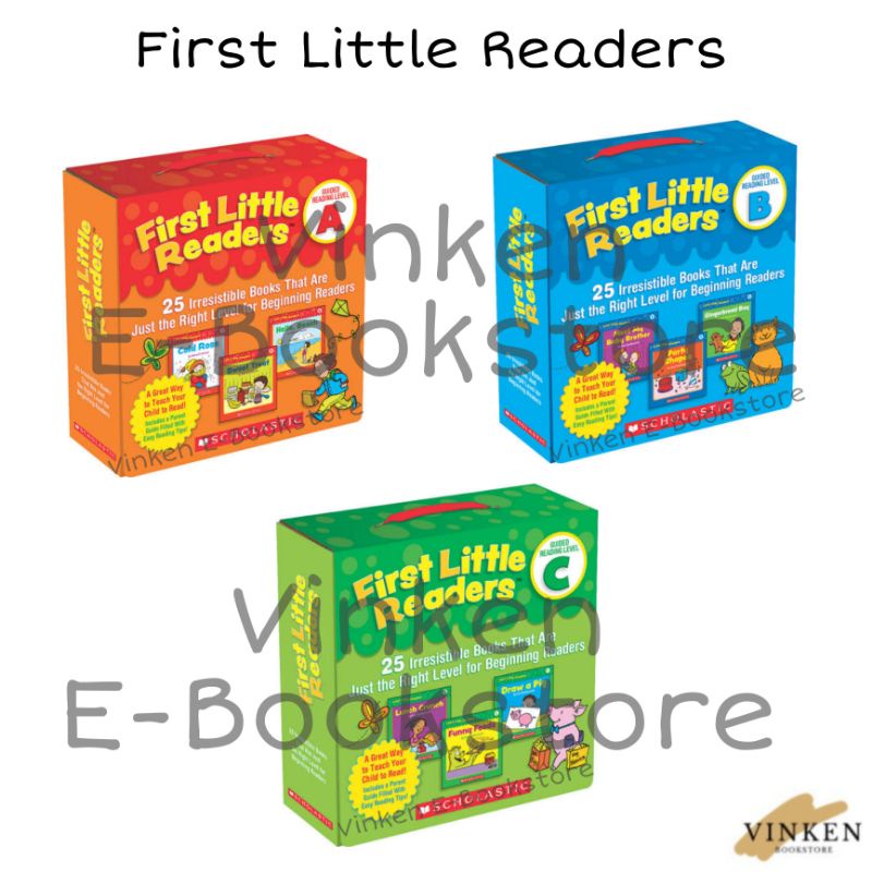 First Little Readers Level A, B, C | Scholastic | Belajar Kosakata Bahasa Inggris for Kids Buku Bahasa Inggris