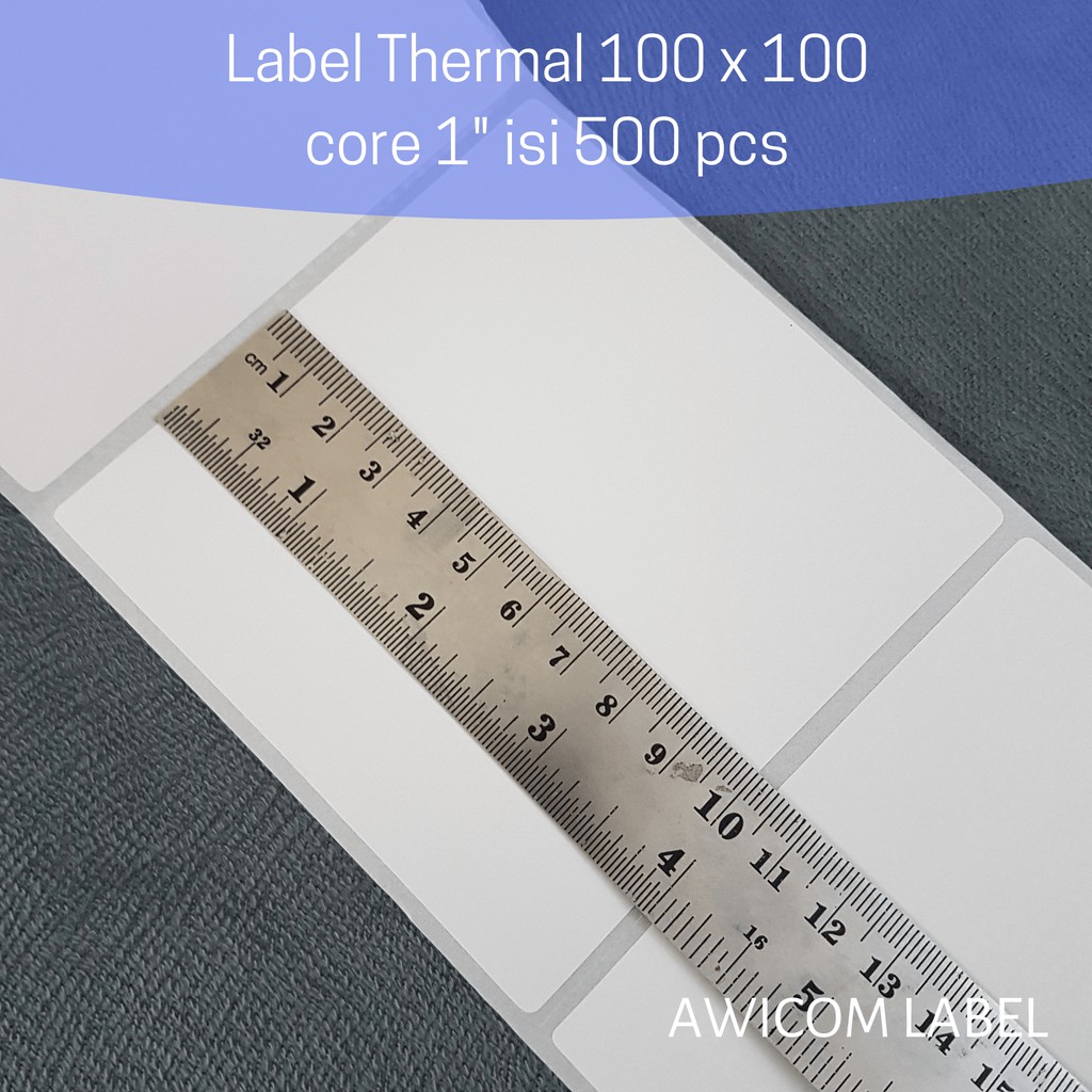 

Label Barcode Direct Thermal 100x100 mm 100 x 100 core 1 inch isi 500