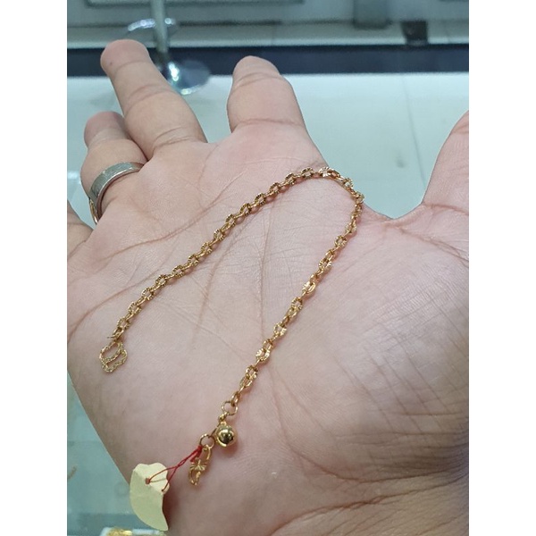 gelang nori ukir emas 700
