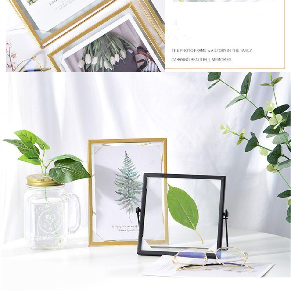 Bingkai Foto Nanas Besi Art Home Decor Golden Ins