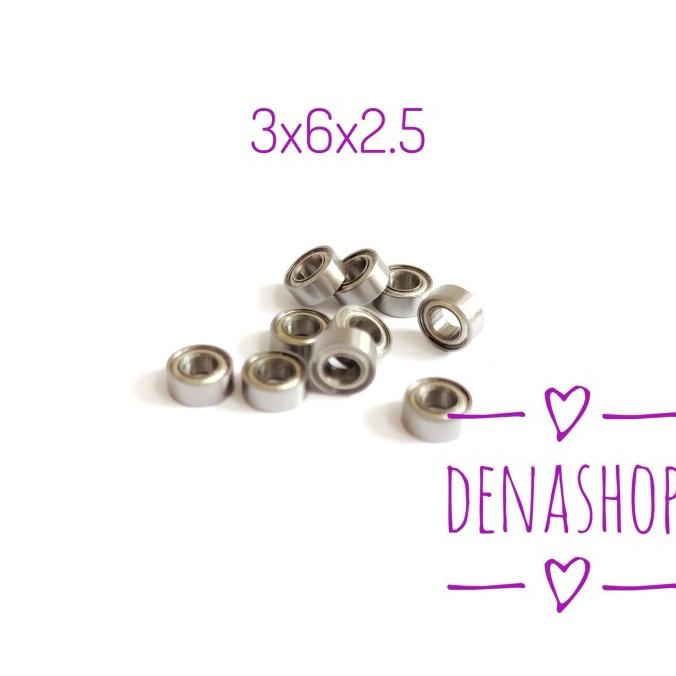 Bearing Mini 3X6X2.5 Mm 6X3X2.5 Mm Rc As Roda Axle Gardan Wpl Mn D90