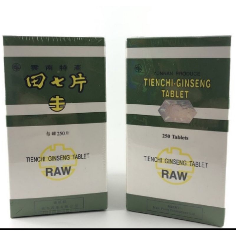 Tienchi Ginseng Tablet raw 250 tablet