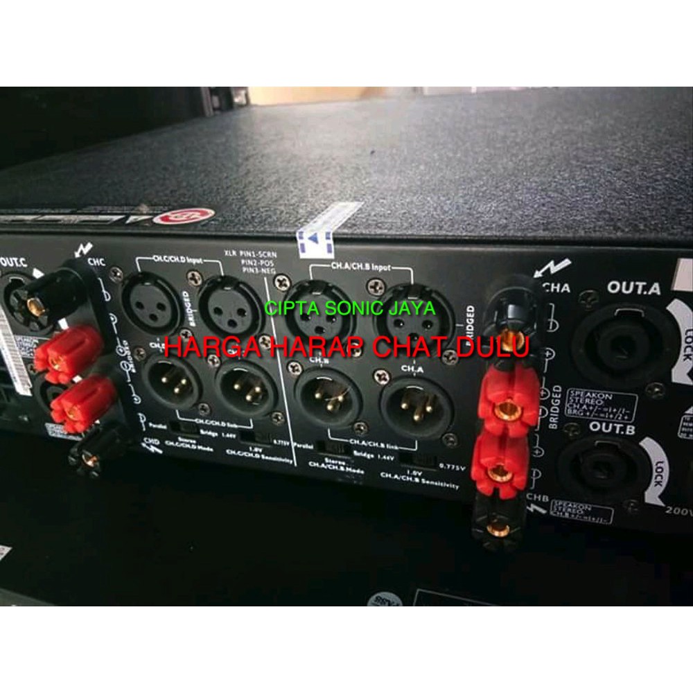 (PETI KAYU) POWER AMPLIFIER WISDOM 4 CANEL LX1004 PROFESIONAL BARU ORIGINAL GARANSI