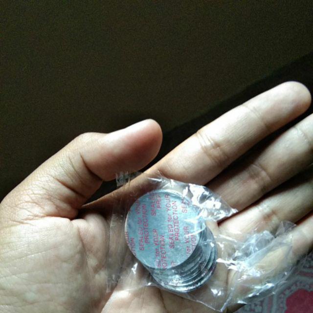 200pcs Seal Botol Pet 3cm - Seal Alumunium Foil Botol Pet - Botol Cimori