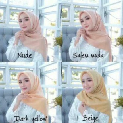 Kerudung segiempat BELLA SQUARE