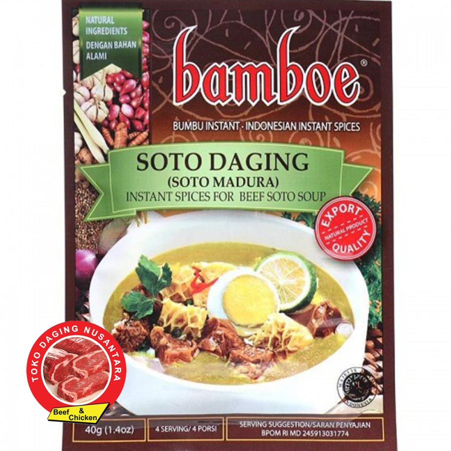 

Bamboe Bumbu Soto Daging (Soto Madura) 40g