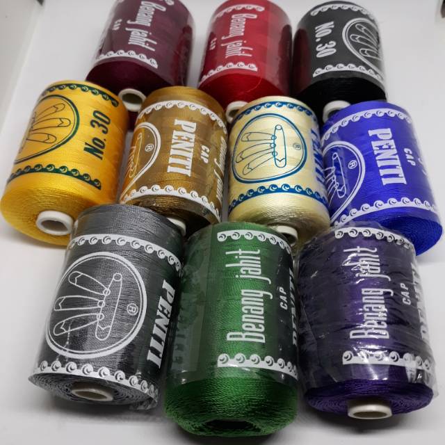 Benang jahit nilon no 30 cap peniti  Shopee Indonesia