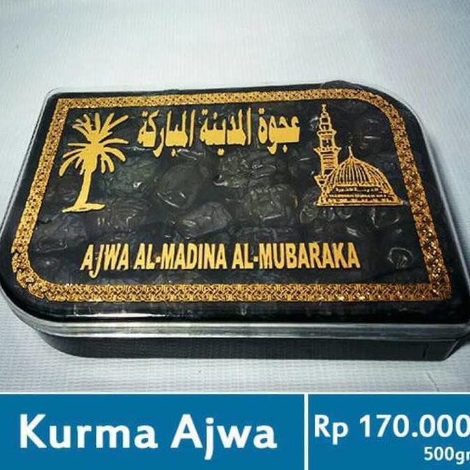 

Kurma Ajwa Al Korma Date Nabi Madinah Original Termurah 500Gr 500 Gr Mudikulo.Com1