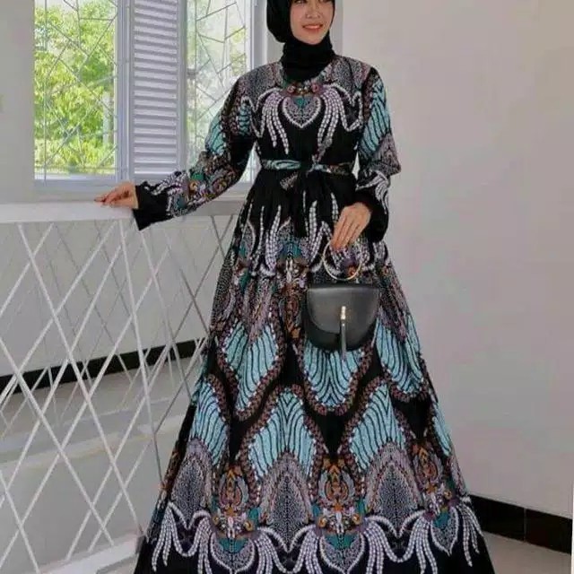 Bisa Pisah Batik Couple Keluarga Sania Ruffle Ori Ndoro Jowi Termurah