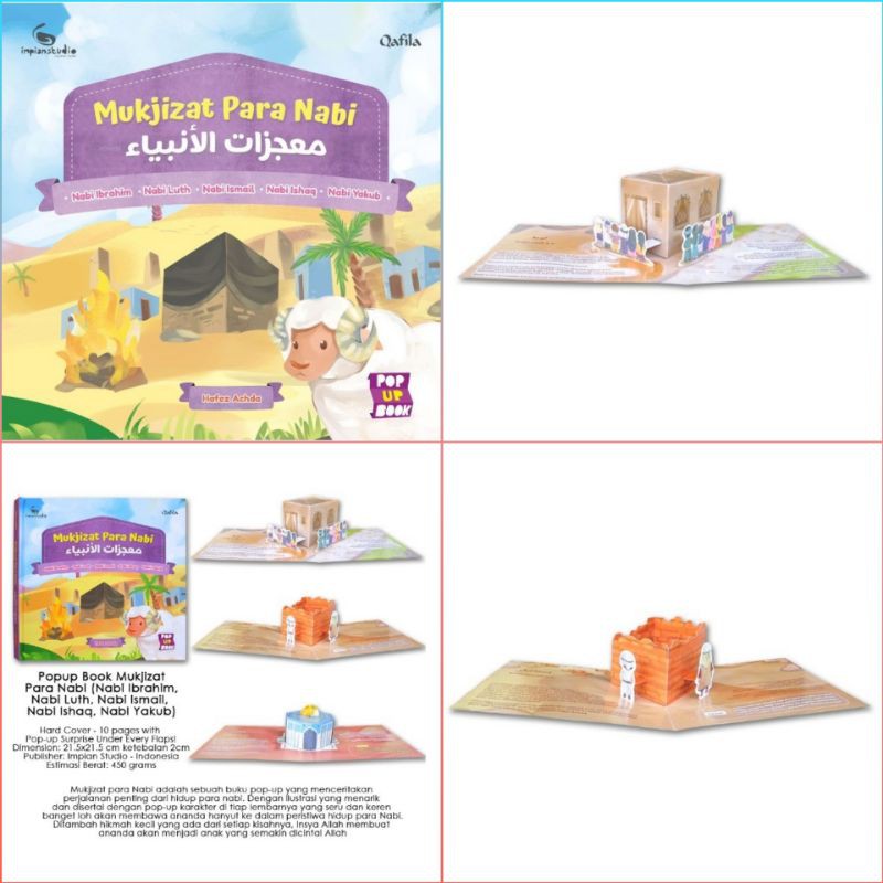 POP UP BOOK MUKJIZAT PARA NABI..NABI IBRAHIM,LUTH,ISMAILISHAQ,YAKUB