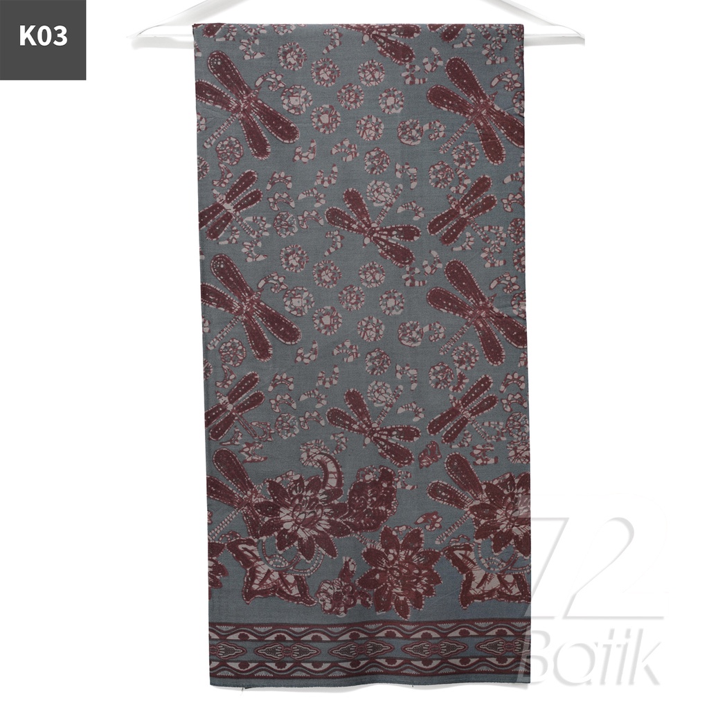 KAIN BATIK PREMIUM Bahan Katun Motif Capung Warna Hitam 721635 Cap 72 Jarik Jarit Samping Kebat Panjang Batik Katun Modern Premium Bahan Seragam Batik Pernikahan Kantor Keluarga Murah Kamen Jadi Batik Bali Lembaran