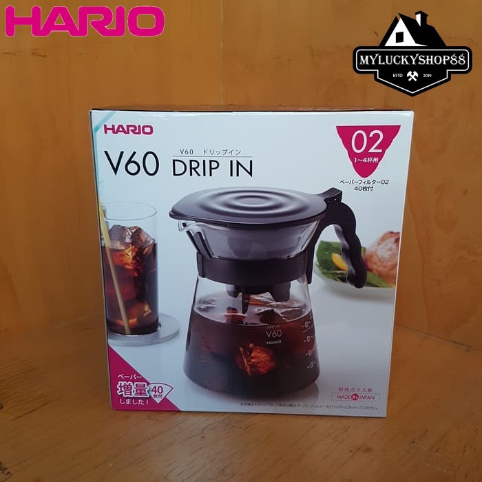 Hario V60 Drip In Server 02 700ml VDI-02B Pour Over 700 ML