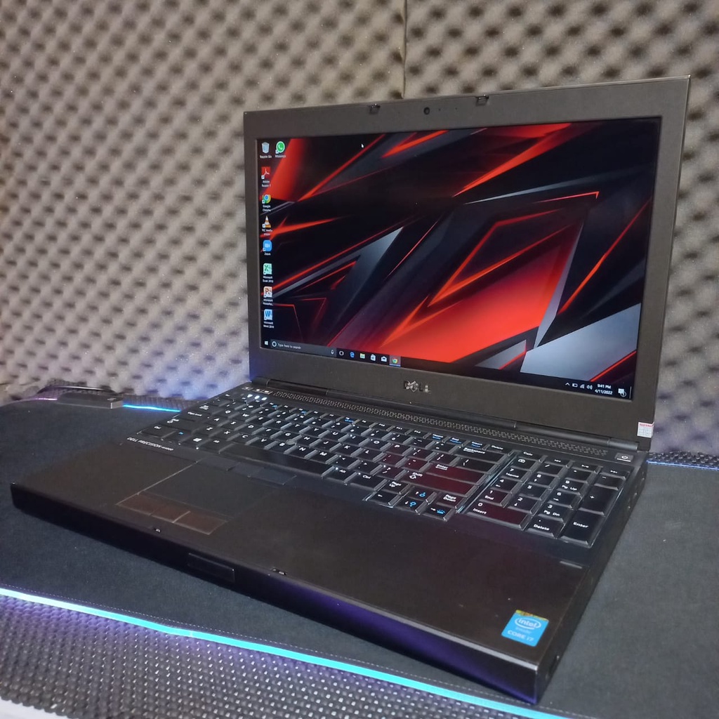 Laptop Dell Precision M4800 Core i7 Gen 4 Ram 16 SSD 512 Dual VGA Nvidia Quadro K2100M Windows 10