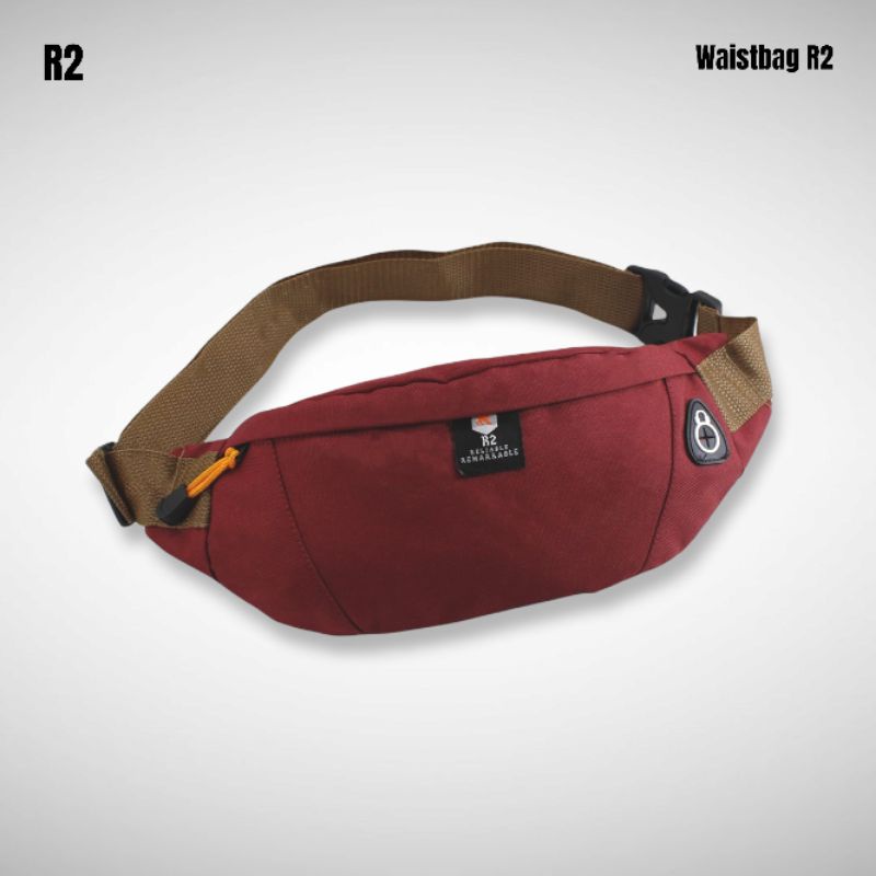 Tas pinggang waistbag pria wanita R2 elbrus / Tas Pinggang SImple Desain untuk Pria / Tas bahu pria