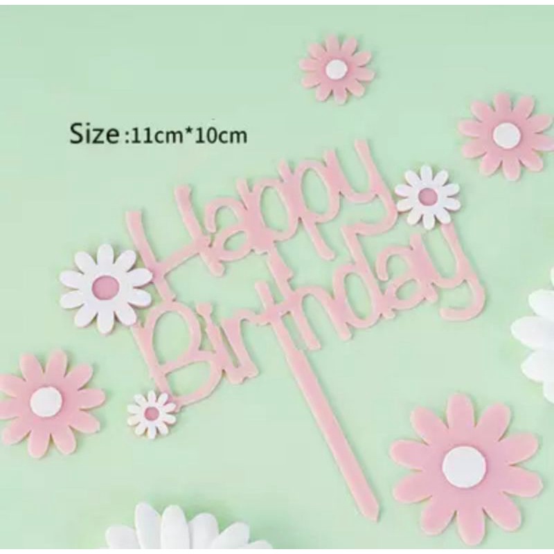 cake topper happy birthday