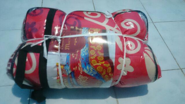 Promo Murah Bedcover Set Ukuran ( 180x200 ) King Size Motif Elegant Best Seller Katun Poly Import 80