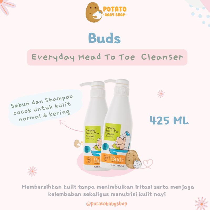 Buds Organics - 425ml Everyday Head to Toe Cleanser