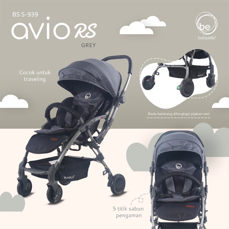 STROLLER BABYELLE AVIO RS 939 - KERETA DORONG BAYI L