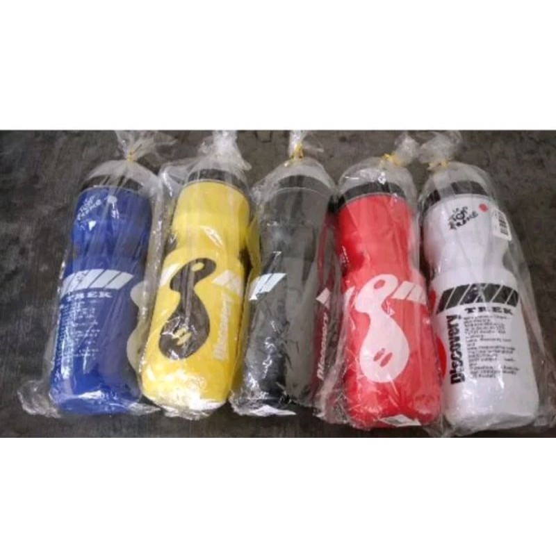 botol minum sepeda discovery treck 650ml. bidon tempat air minum bottle cage sepeda bike