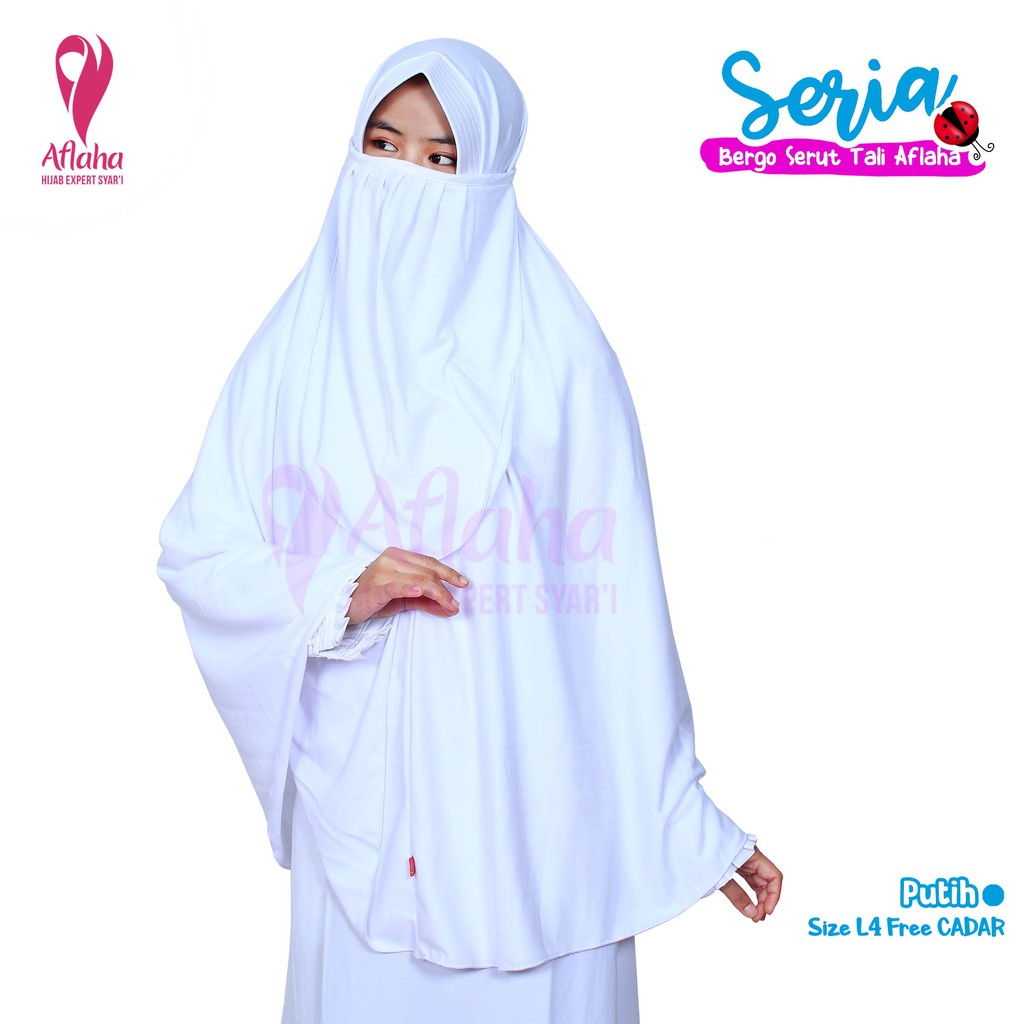 Jilbab Seria - Bergo Pet Antem - Bahan Kaos - Jilbab Aflaha