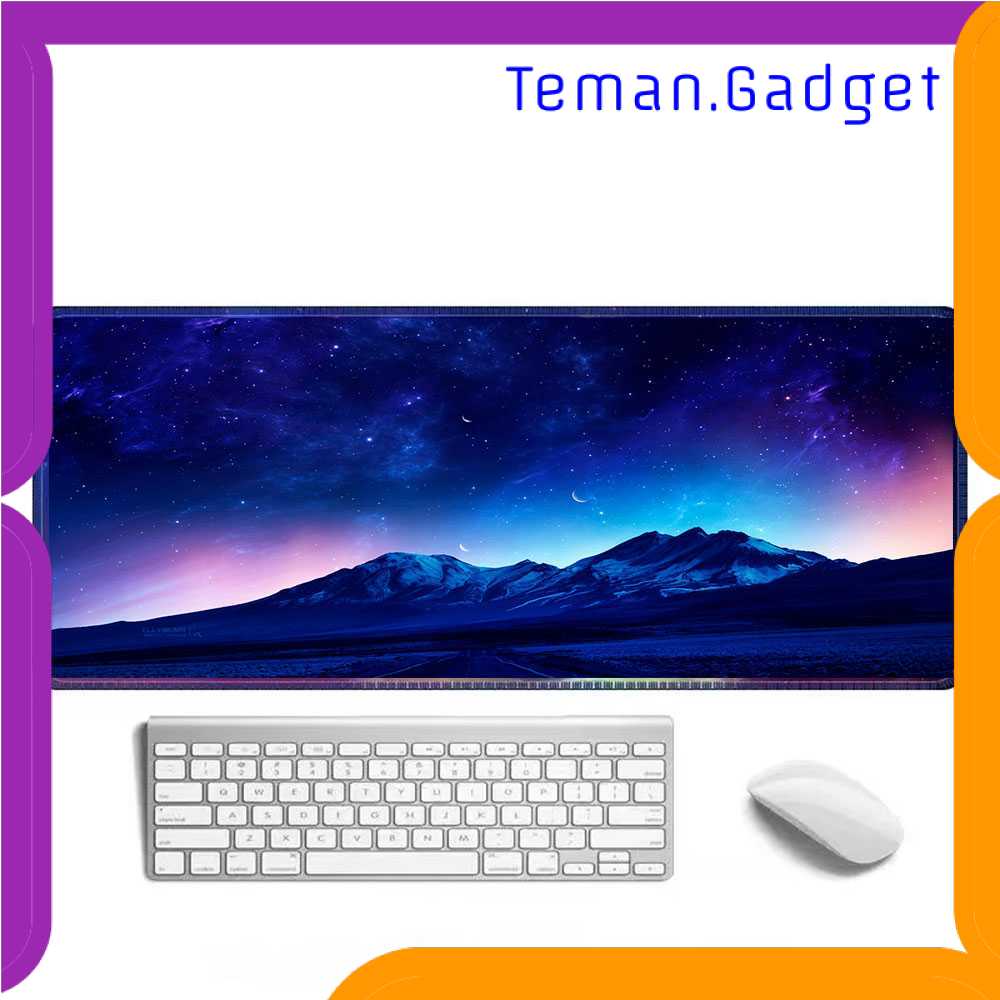 TG-BD TaffGO Gaming Mouse Pad XL Desk Mat Neon Galaxy 800x300x2mm - RO27