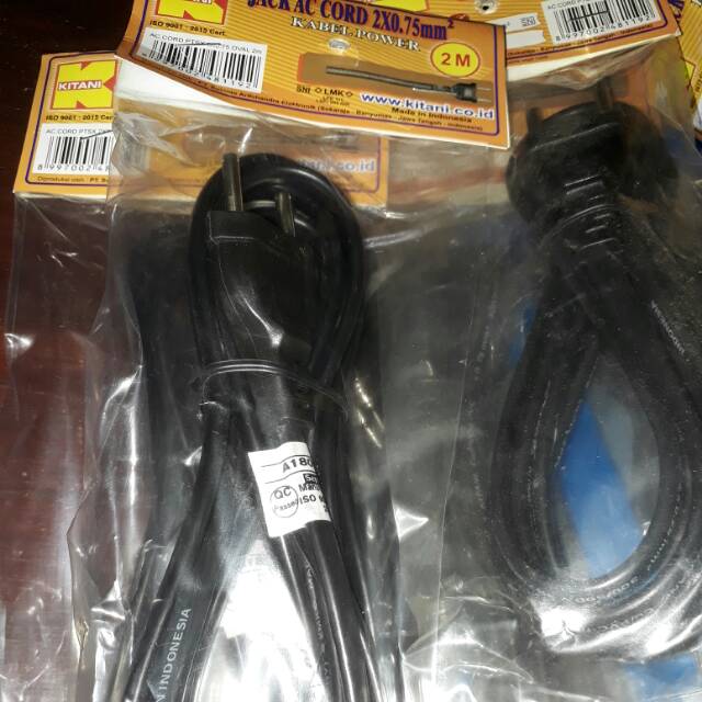 Kabel jack ac-cord 2x0.75 mm kabel kitani buntung