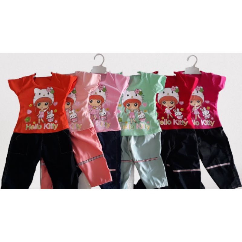 Setelan Celana Panjang Anak Cewek One set celana panjang Anak Cewek