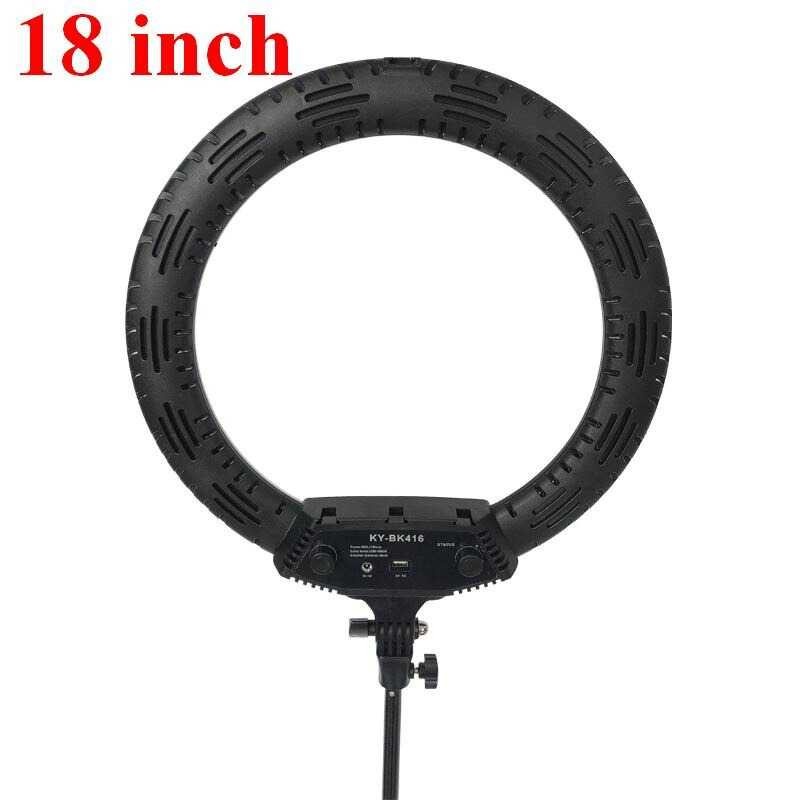 Lampu Ring Light Studio Foto Adjustable 416 LED 65W Remote dgn Holder