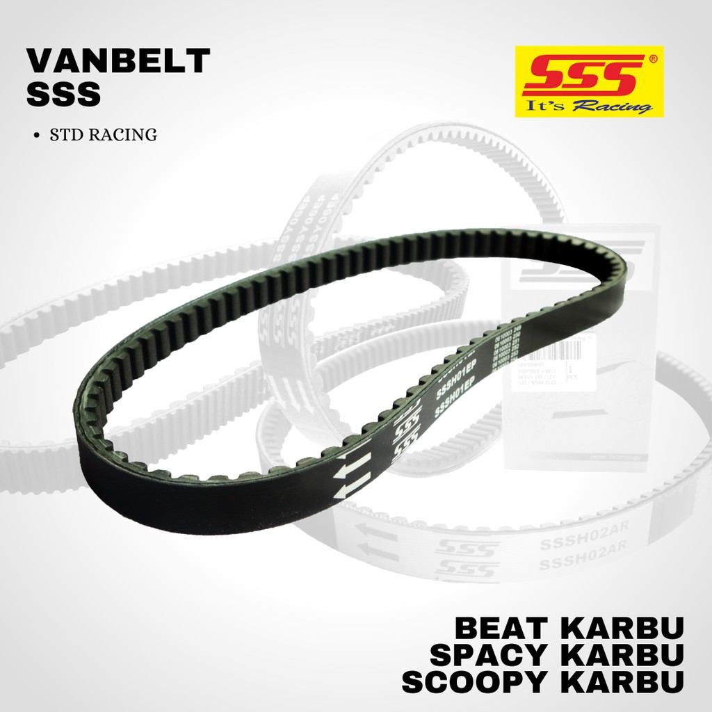 Vbelt Vanbelt SSS RACING Beat Scoopy Spacy KARBU