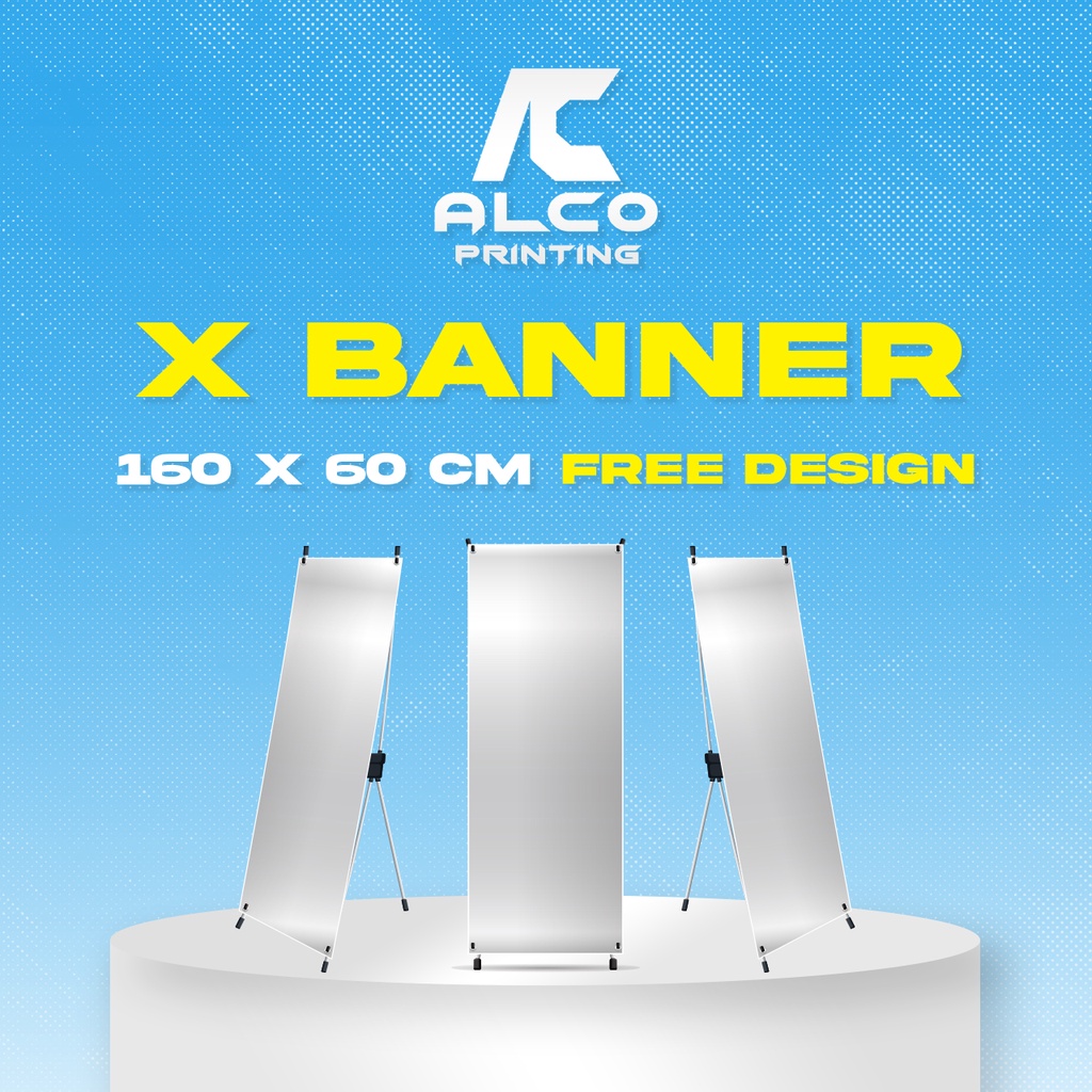 

XBANNER | Costom 160 x 60 xm | FREE DESIGN