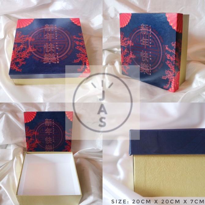 

[COD] kotak kue 20x20x7 hardbox / handmade / edisi chinese new year imlek [COD]
