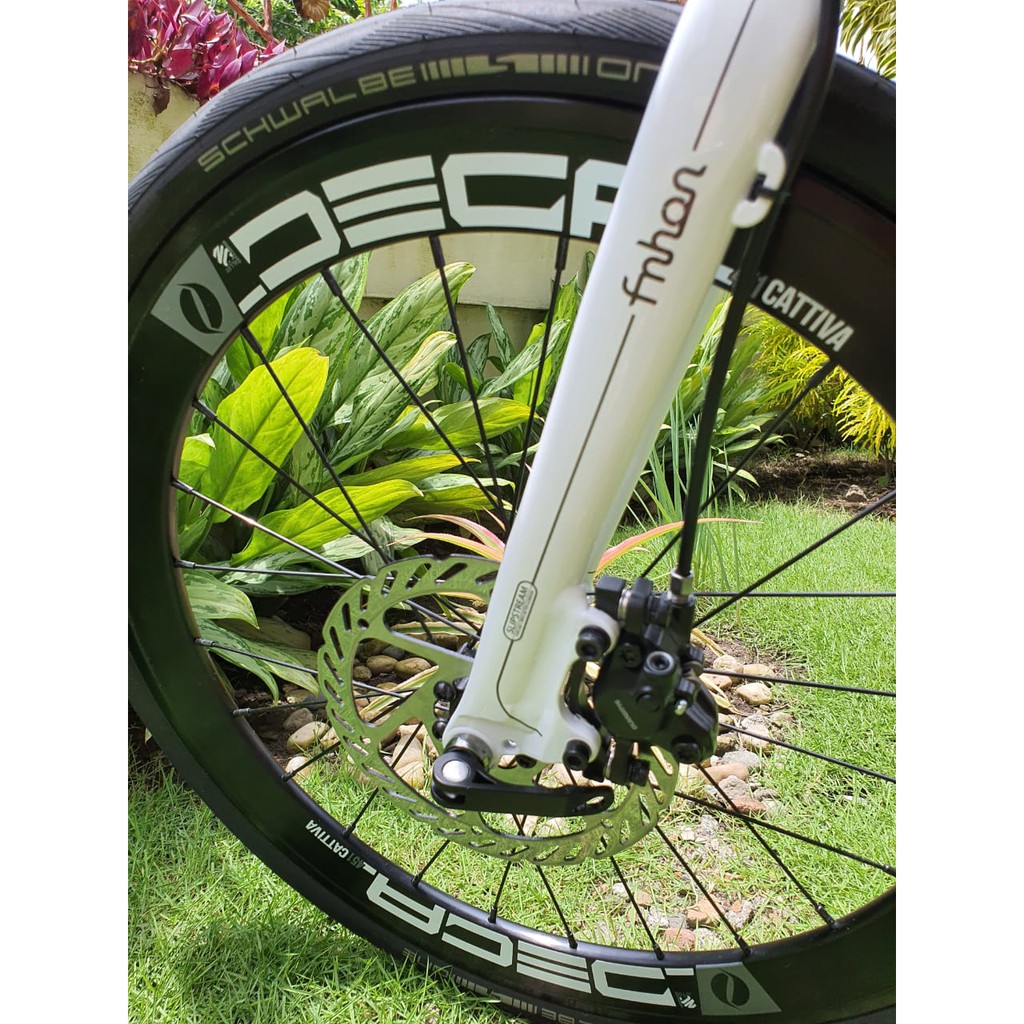 Sepeda Fnhon Blast Discbrake GS Tiagra Putih White Shimano Alloy 2x10s Speed Hidrolis MT-200 MT 200