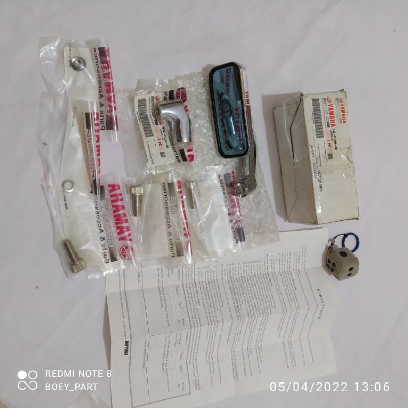 Kaca spion aksesoris accesories yamaha daytona original nos