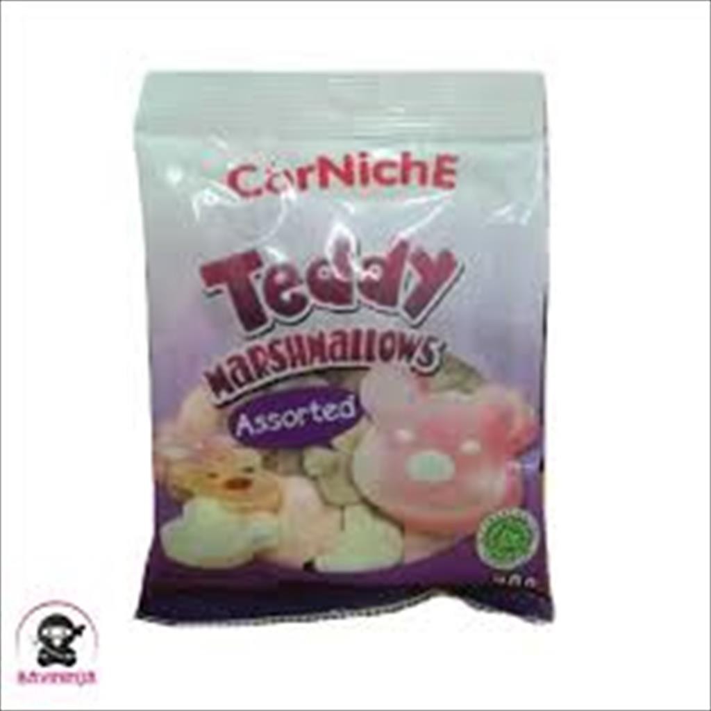 

Corniche Teddy Marshmallows Assorted 70 Gram Rasa Coklat dan Vanila