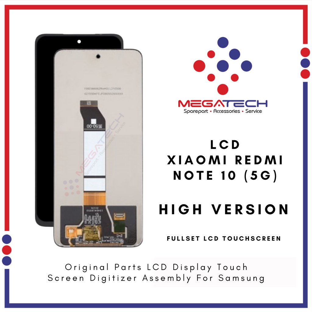 LCD Xiaomi Redmi Note 10 5G Fullset Touchscreen