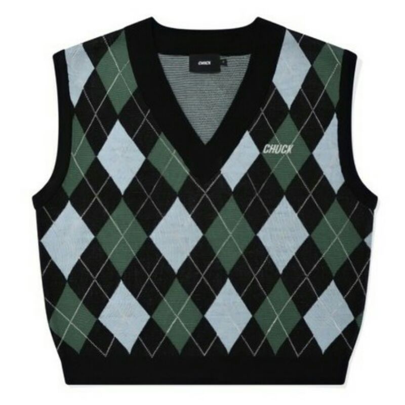 Vest Jaemin NCT/ Vest motif ketupat Jaemin NCT