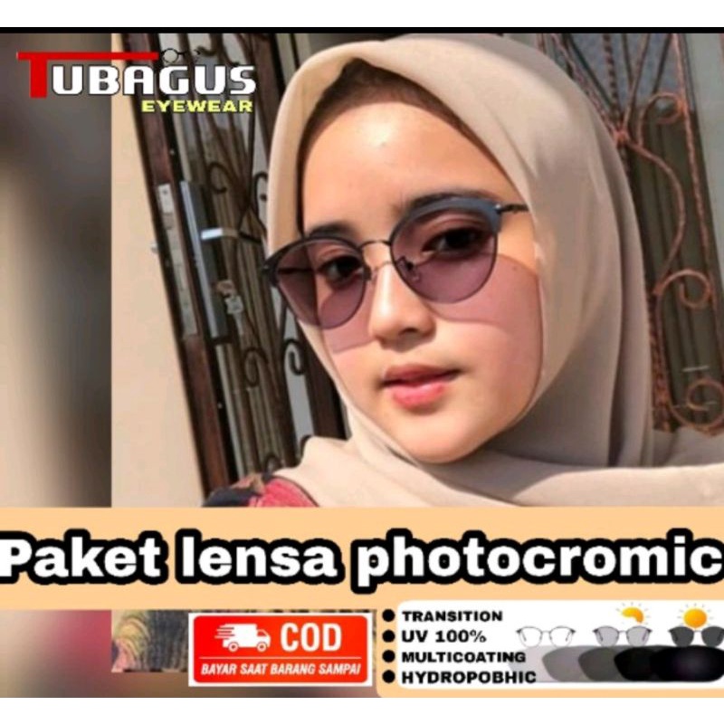 Kacamata Wanita  1307 Free Lensa Photocromic