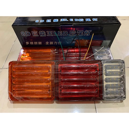 Stop lamp Lampu New Stoplamp Aksesoris Variasi Mobil Truk Truck Mobil Besar Mitsubishi Hino Tata Volvo UD Toyota Isuzu Kipas Dan Lain Lain Truk 8D Running 24 Volt Terbaru