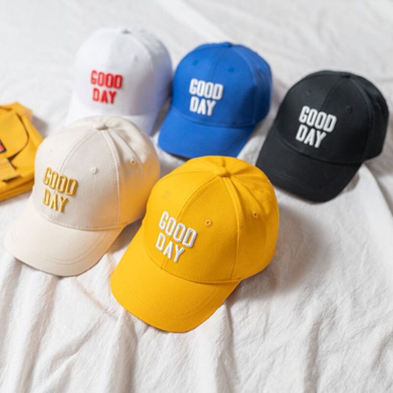 Topi baseball kaktus cream-Good day putih twil