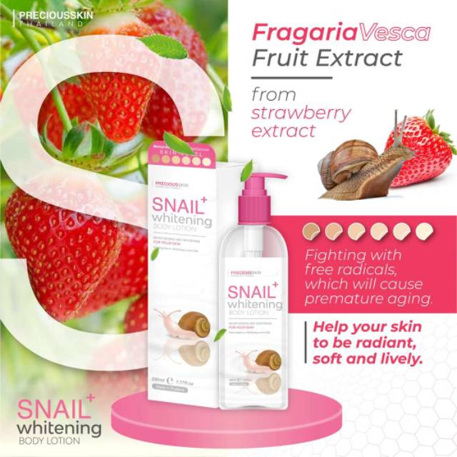 SNAIL WHITENING BODY LOTION handbody pemutih