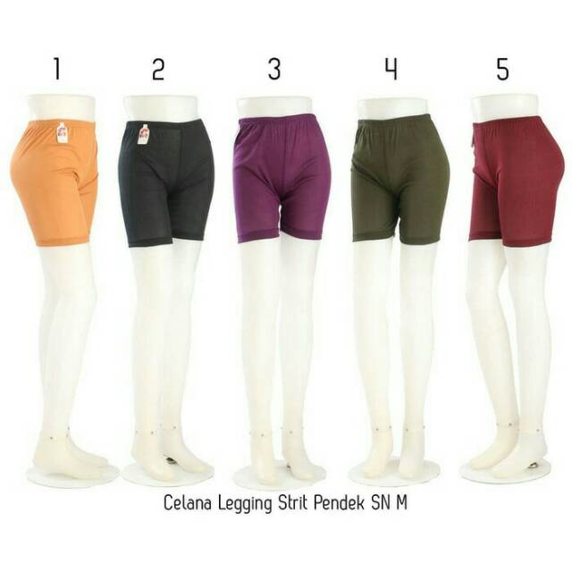 Celana strit pendek wanita M / legging pendek / dalaman celana pendek