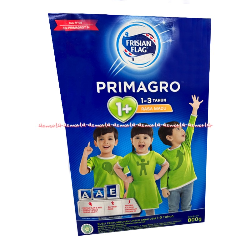 Frisian Flag Primago 1 Plus Rasa Madu 800gr Susu Formula Anak Usia 1-3tahun Susu FF Bendera Prima Go 800 gr Honey Flavour