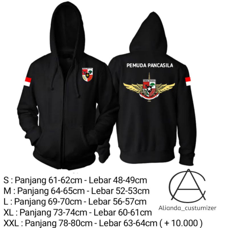 JAKET HOODIE MURAH PEMUDA PANCASILA